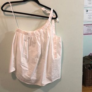 White off the shoulder top